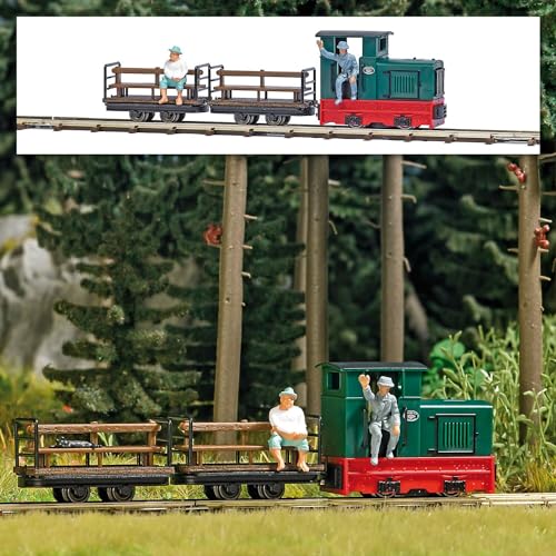 Busch Feldbahn 12015 H0f Feldbahn Start-Set Personentransport Busch Feldbahn 12015 H0f Feldbahn Start-Set Personentransport von Busch