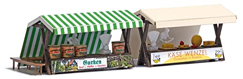 Busch - Marktstande Gurken/Kase H0 (7/22) *bu1822 von Busch