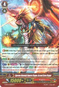 Supreme Heavenly Emperor Dragon, Accend Grave Dragon - G-BT13/036EN - R - G Booster Set 13: Ultimate Stride Supreme Heavenly Emperor Dragon, Accend Grave Dragon - G-BT13/036EN - R - G Booster Set 13: Ultimate Stride von Bushiroad