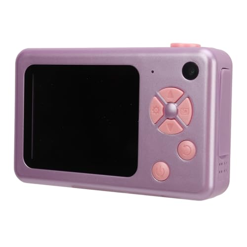 BusoTh 48MP HD IPS-Bildschirm Tragbare -Digitalkamera, 2,4-Zoll-IPS-Bildschirm Tragbare Kompakte Niedliche Selfie-, an Smartphones Anschließbar Dual- fürJungen Mädchen (Purple) von BusoTh