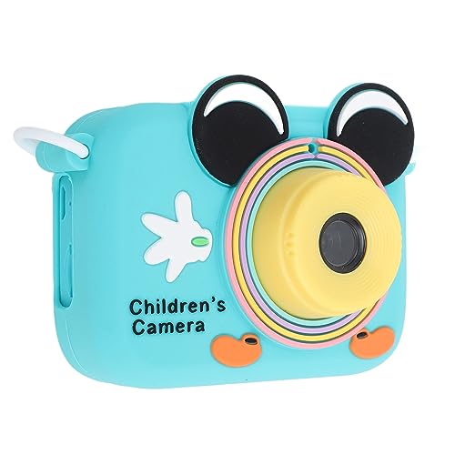 BusoTh Kinderkamera-Spielzeug, Cartoon-Mini-Kleinkind-Digitalkamera mit HD-Objektiv, 2,4-Zoll-Bildschirm, Videoaufzeichnung, Fotokamera, (Himmelblau) von BusoTh