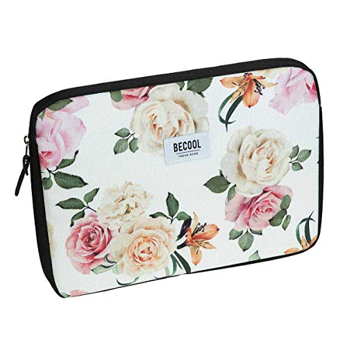 Busquets 19050093550 Hülle für Notebook oder Tablet Roses by, weiß, para niños y jovenes von Busquets