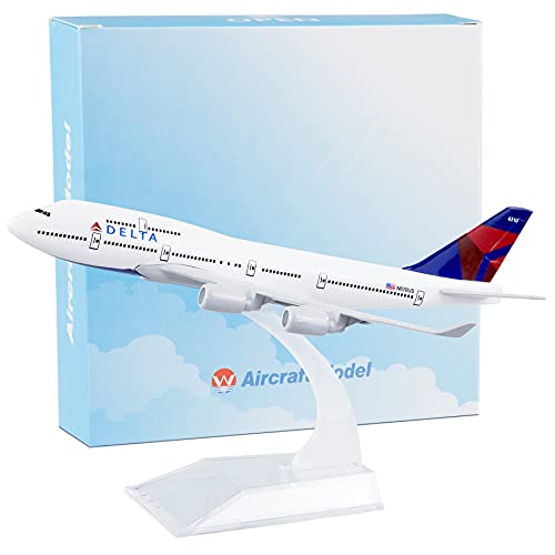 Busyflies 1:400 Druckguss-Flugzeug-Modell, Metall-Flugzeugmodell (Delta 747) von Busyflies