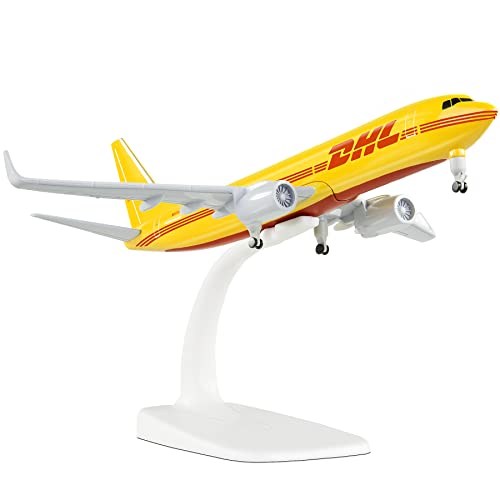 Busyflies Maßstab 1:300 DHL Modellflugzeug Boeing 737 Modellflugzeug Legierung Druckguss Flugzeuge Modell von Busyflies