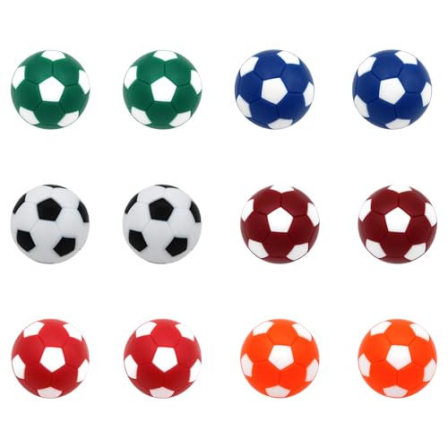 Butyeak Mini Fußball, Tischfußball Kickerbälle, Tischkicker Bälle, 12 Stück Kickerbälle, Mini Tischkicker Kugeln, Tischfussball Bälle Ersatzbälle, 32 mm Tischfussball Bälle, für Fußball Tisch Spiel Butyeak Mini Fußball, Tischfußball Kickerbälle, Tischkicker Bälle, 12 Stück Kickerbälle, Mini Tischkicker Kugeln, Tischfussball Bälle Ersatzbälle, 32 mm Tischfussball Bälle, für Fußball Tisch Spiel von Butyeak