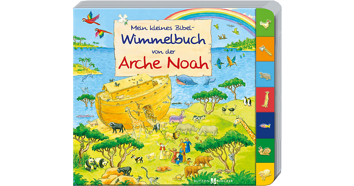 Buch - Mein kleines Bibel-Wimmelbuch von der Arche Noah von Butzon & Bercker Verlag