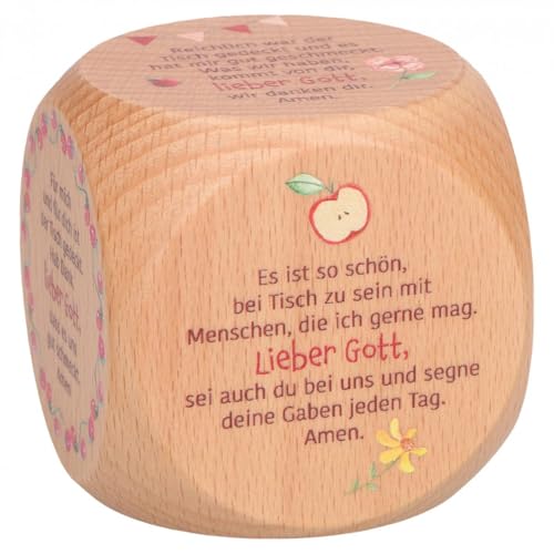 Butzon & Bercker Gebetswürfel Tischgebete aus Buchenholz, mit 6 farbig geprägten Gebeten, christliches Geschenk für Kinder zur Erstkommunion oder für den Familien-Esstisch Butzon & Bercker Gebetswürfel Tischgebete aus Buchenholz, mit 6 farbig geprägten Gebeten, christliches Geschenk für Kinder zur Erstkommunion oder für den Familien-Esstisch von Butzon & Bercker