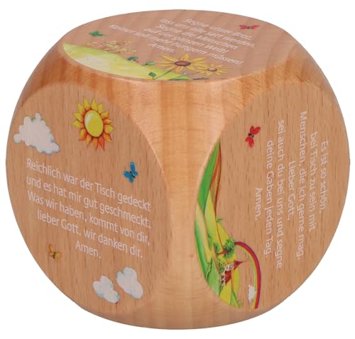 Butzon & Bercker Gebetswürfel mit Tischgebeten – 6 beliebte Kindergebete für gemeinsame Mahlzeiten, liebevoll gestalteter Würfel aus Buchenholz. Ideal als christliches Geschenk Butzon & Bercker Gebetswürfel mit Tischgebeten – 6 beliebte Kindergebete für gemeinsame Mahlzeiten, liebevoll gestalteter Würfel aus Buchenholz. Ideal als christliches Geschenk von Butzon & Bercker