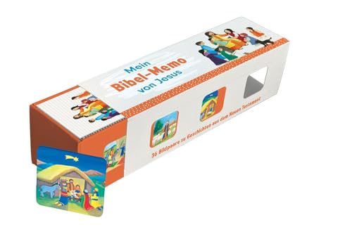 Butzon & Bercker Mein Bibel-Memo von Jesus – Christliches Memo-Spiel mit 36 Bildpaaren & Begleitheft – Bibelgeschichten aus dem Neuen Testament spielerisch entdecken – Geschenk für Kinder & Familie Butzon & Bercker Mein Bibel-Memo von Jesus – Christliches Memo-Spiel mit 36 Bildpaaren & Begleitheft – Bibelgeschichten aus dem Neuen Testament spielerisch entdecken – Geschenk für Kinder & Familie von Butzon & Bercker