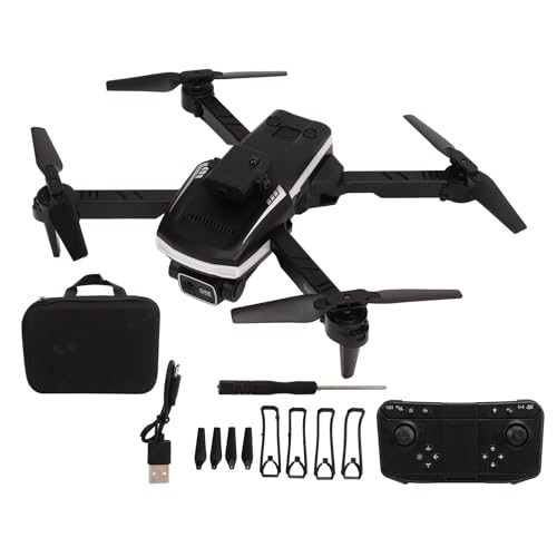 BuyWeek Faltbare Drohne Mit 4K-Einzelkamera, WiFi-LED-Licht, RC-Drohne, 50-facher Zoom, One Key Take Off, 4K, Intelligente Hindernisvermeidung, RC-Quadcopter von BuyWeek