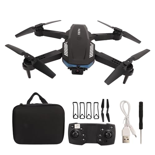 BuyWeek Mini-Drohne, Faltbare RC-Drohne, 4K HD, Dual-Kamera, WiFi, Intelligente Hindernisvermeidung, RC-Quadcopter Mit LED-Licht Für Fotografie von BuyWeek