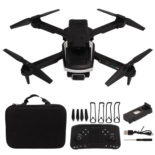 BuyWeek Mini-Drohne, S162 RC Quadcopter 4K Dual Lens Vier-Wege-Hindernisvermeidung Cool Light Fernbedienungsdrohne von BuyWeek