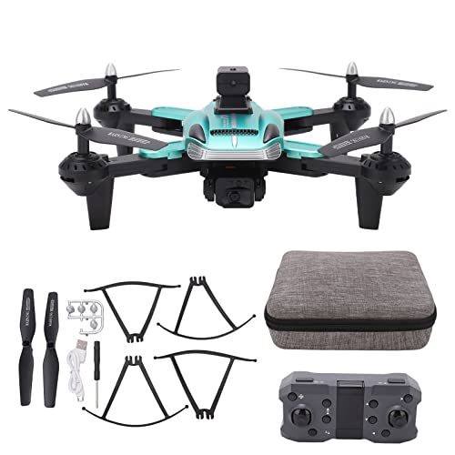 BuyWeek Mini-Drohne Mit 4K-HD-Kamera, Zusammenklappbare Ferngesteuerte K8-Drohne, Optische Flusspositionierung, Luft-RC-Quadcopter-Spielzeug Zum Vermeiden von Hindernissen auf Allen Seiten von BuyWeek