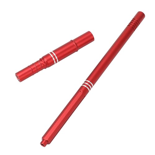 BuyWeek RC Auto Antriebswelle, Ferngesteuertes Auto Mittelantriebswelle Aluminiumlegierung Zentrale Getriebewelle für ARRMA 1/8 Mojave 4X4 4S BLX Ferngesteuertes Auto (Rot) von BuyWeek
