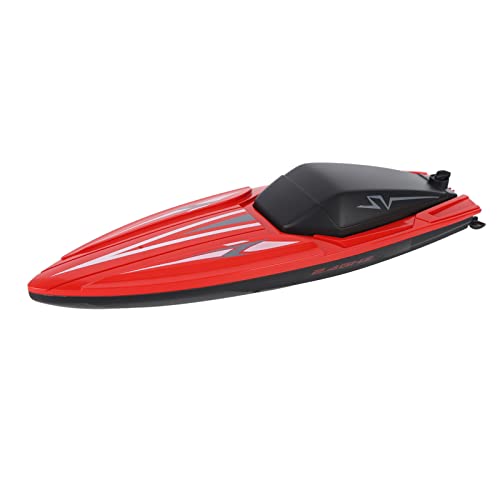 BuyWeek RC-Boot Elektrisches Rennboot, 2.4 GHz Zwei Motoren Wasserdicht Kunststoff für Kinder (3 Batterien) von BuyWeek