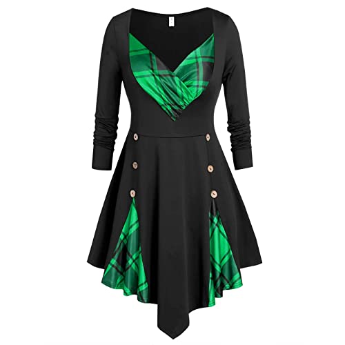 Mittelalter Kleidung Damen Blusen Gewand Gothic Renaissance Viktorianisches Halloween Party Prinzessin Kostüm Frauen Mittelalterliche Kostüme Kleid Elegant Court Mittelalter Kleidung Frauen von BuzkiK