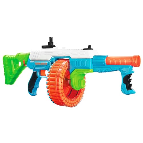 BuzzBee Air Warriors Alpha Auto 72 - Vollautomatischer Trommelblaster mit 72 Long-Distance-Darts und Pop-Up Visier BuzzBee Air Warriors Alpha Auto 72 - Vollautomatischer Trommelblaster mit 72 Long-Distance-Darts und Pop-Up Visier von Buzz Bee