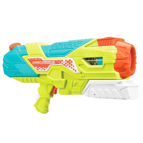 BuzzBee Water Warriors Steady Stream 2X - Robuster Wasser-Blaster mit Continuos-Water-Jet-Funktion & 950 ml Wassertank für Kinder ab 4 Jahren BuzzBee Water Warriors Steady Stream 2X - Robuster Wasser-Blaster mit Continuos-Water-Jet-Funktion & 950 ml Wassertank für Kinder ab 4 Jahren von Buzz Bee