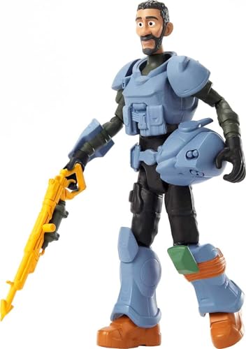Buzz Lightyear HHJ83 - Authentische Disney und Pixar Lightyear Junior ZAP Patrol Mo Morrison-Actionfigur 12,7 cm, 10 bewegliche Gelenke, Geschoss und Helm, Sammlerstück für Kinder ab 4 Jahren Buzz Lightyear HHJ83 - Authentische Disney und Pixar Lightyear Junior ZAP Patrol Mo Morrison-Actionfigur 12,7 cm, 10 bewegliche Gelenke, Geschoss und Helm, Sammlerstück für Kinder ab 4 Jahren von Buzz Lightyear