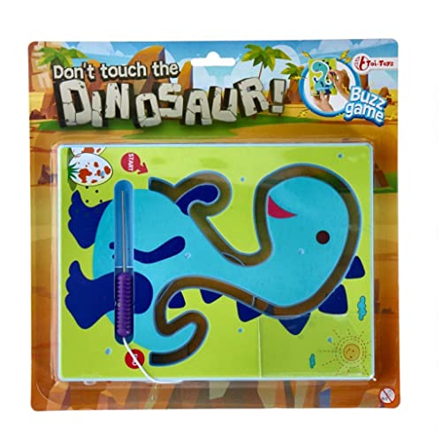 Buzz Wire (Maze) Game 'Sweet Dinosaur' + S No Geschicklichkeitsspiele, Mehrfarbig (52153A) von Buzz