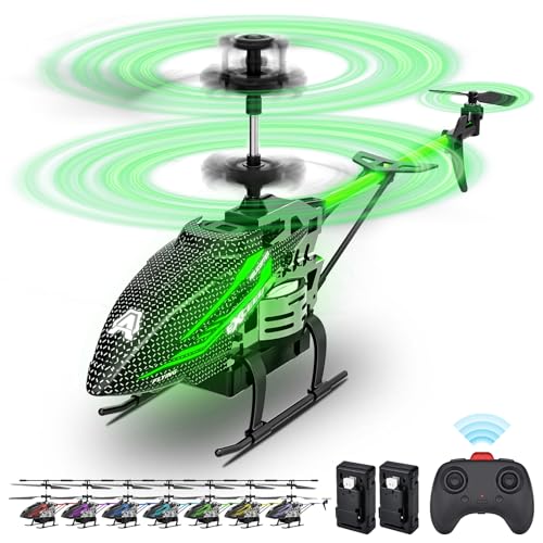 BuzzoXerex Ferngesteuert Hubschrauber, 2.4G RC Hubschrauber Spielzeug, Rc Helikopter Flugzeug mit LED-Licht, 3.5 Kanal, Gyro und Feste Höhe, RC Flugzeuge Jungen und Erwachsene BuzzoXerex Ferngesteuert Hubschrauber, 2.4G RC Hubschrauber Spielzeug, Rc Helikopter Flugzeug mit LED-Licht, 3.5 Kanal, Gyro und Feste Höhe, RC Flugzeuge Jungen und Erwachsene von BuzzoXerex