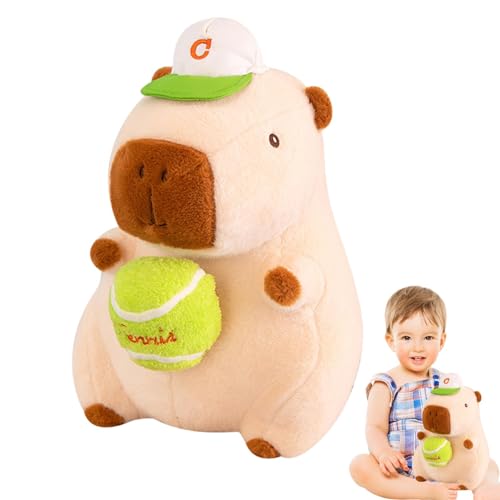 Bvizyelck Capybara-Spielzeug für Kinder, Capybara-Stofftier | Süße Capybara Plüschpuppe,Entzückende, Bequeme Plüschtiere zum Umarmen von Capybara, gefüllter Capybara-Plüsch für das Wohnzimmer von Bvizyelck