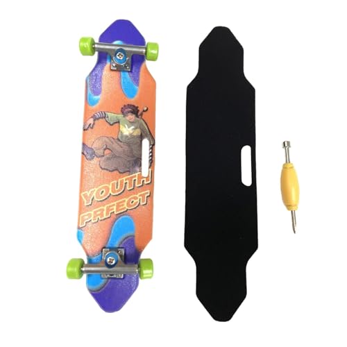 Bvizyelck Fingerbretter,Rutschfestes kreatives Mini-Skateboard - Lernspielzeug, langlebige Finger-Skateboards für Kinder, professionelle Erwachsene und Kinder-Einsteiger von Bvizyelck