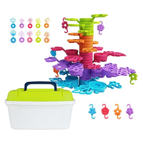 Bvizyelck Stapelwürfel - Bauspiel,Lernspiel Für Kinder Ab 3 Jahren - Kinderzimmer Geburtstag Weihnachten zu Hause Unterricht von Bvizyelck