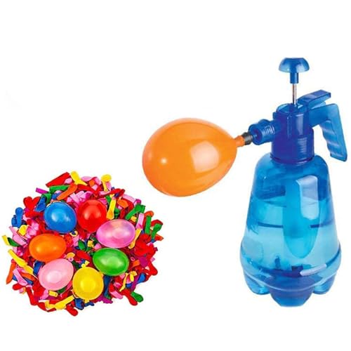 Wasserbomben Füllflasche Mit 500 Luftballons Water & Air Balloon Pumpen Set Wasserbomben Pumpe Sommer Outdoor Wasserspielzeug Für Kinder Und Erwachsene Wasserbomben Füllflasche Mit 500 Luftballons Water & Air Balloon Pumpen Set Wasserbomben Pumpe Sommer Outdoor Wasserspielzeug Für Kinder Und Erwachsene von Bvizyelck