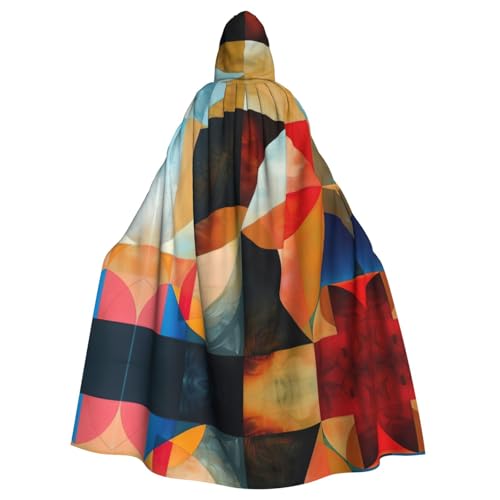 Bvrctyp Abstrakter geometrischer Druck, Kapuzenumhang mit Kapuze, Halloween, Weihnachten, Party, Cosplay-Kostüme Bvrctyp Abstrakter geometrischer Druck, Kapuzenumhang mit Kapuze, Halloween, Weihnachten, Party, Cosplay-Kostüme von Bvrctyp