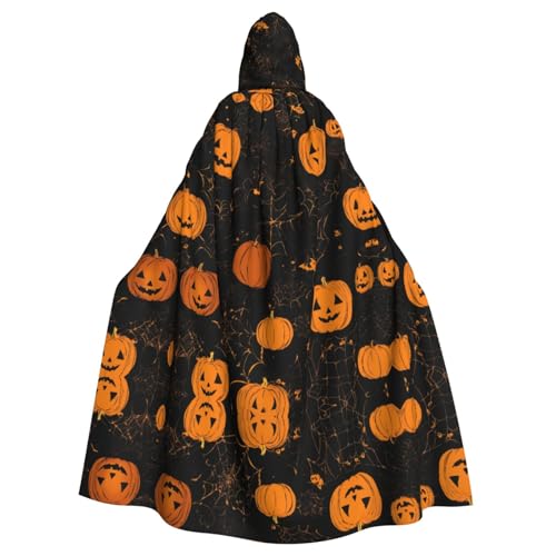 Bvrctyp Halloween-Kürbis-Druck, Kapuzenumhang mit Kapuze, Halloween, Weihnachten, Party, Cosplay-Kostüme Bvrctyp Halloween-Kürbis-Druck, Kapuzenumhang mit Kapuze, Halloween, Weihnachten, Party, Cosplay-Kostüme von Bvrctyp