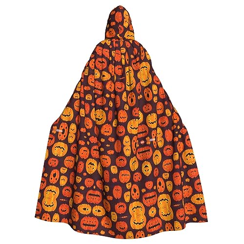 Bvrctyp Halloween-Kürbis-Druck, Kapuzenumhang mit Kapuze, Halloween, Weihnachten, Party, Cosplay-Kostüme Bvrctyp Halloween-Kürbis-Druck, Kapuzenumhang mit Kapuze, Halloween, Weihnachten, Party, Cosplay-Kostüme von Bvrctyp