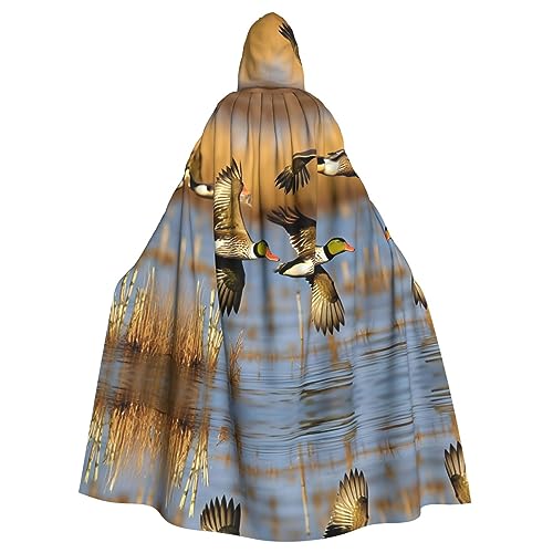 Bvrctyp Jagdfliegen-Umhang mit Kapuze, wilder Druck, mit Kapuze, Halloween, Weihnachten, Party, Cosplay-Kostüme Bvrctyp Jagdfliegen-Umhang mit Kapuze, wilder Druck, mit Kapuze, Halloween, Weihnachten, Party, Cosplay-Kostüme von Bvrctyp
