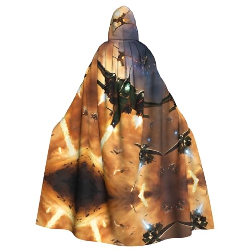 Bvrctyp Kapuzenumhang mit Kapuze, Flugzeug-Jets-Druck, Halloween, Weihnachten, Party, Cosplay-Kostüme Bvrctyp Kapuzenumhang mit Kapuze, Flugzeug-Jets-Druck, Halloween, Weihnachten, Party, Cosplay-Kostüme von Bvrctyp