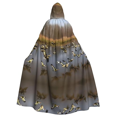 Bvrctyp Kapuzenumhang mit Kapuze, Motiv: Jagd, fliegende Wildenten, Halloween, Weihnachten, Party, Cosplay-Kostüme Bvrctyp Kapuzenumhang mit Kapuze, Motiv: Jagd, fliegende Wildenten, Halloween, Weihnachten, Party, Cosplay-Kostüme von Bvrctyp