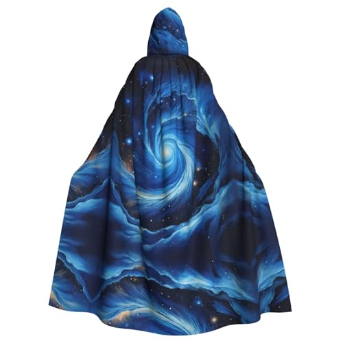 Bvrctyp Kapuzenumhang mit Kapuze, Motiv: blauer Galaxie, Halloween, Weihnachten, Party, Cosplay-Kostüme Bvrctyp Kapuzenumhang mit Kapuze, Motiv: blauer Galaxie, Halloween, Weihnachten, Party, Cosplay-Kostüme von Bvrctyp