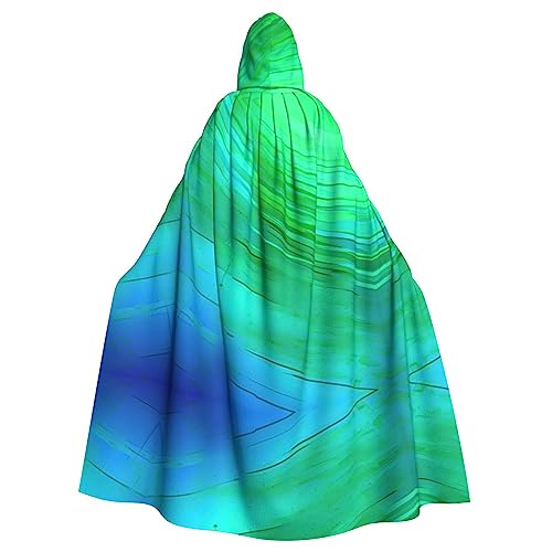 Bvrctyp Kapuzenumhang mit Kapuze, blaugrün, gemustert, Halloween, Weihnachten, Party, Cosplay-Kostüme Bvrctyp Kapuzenumhang mit Kapuze, blaugrün, gemustert, Halloween, Weihnachten, Party, Cosplay-Kostüme von Bvrctyp