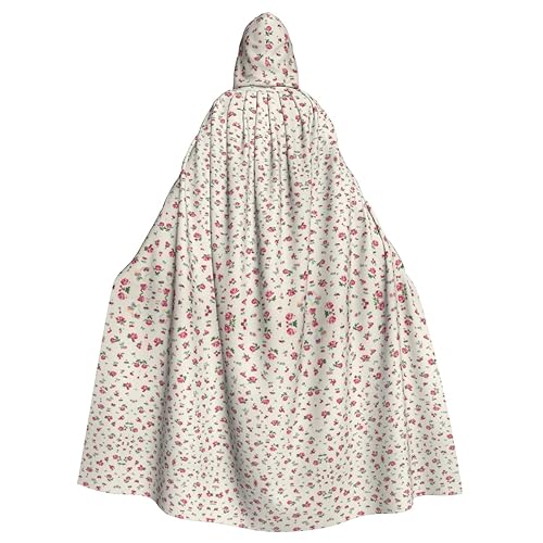 Bvrctyp Kapuzenumhang mit Kapuze, süßer roter Kirsch-Druck, Halloween, Weihnachten, Party, Cosplay-Kostüm Bvrctyp Kapuzenumhang mit Kapuze, süßer roter Kirsch-Druck, Halloween, Weihnachten, Party, Cosplay-Kostüm von Bvrctyp