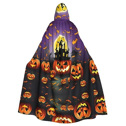 Bvrctyp Kapuzenumhang mit Kapuze "Happy Halloween"-Trick-or-Treat-Aufdruck, mit Kapuze, Halloween, Weihnachten, Party, Cosplay-Kostüme Bvrctyp Kapuzenumhang mit Kapuze "Happy Halloween"-Trick-or-Treat-Aufdruck, mit Kapuze, Halloween, Weihnachten, Party, Cosplay-Kostüme von Bvrctyp