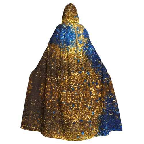 Bvrctyp Kapuzenumhang mit Kapuze mit Glitzermuster, Halloween, Weihnachten, Party, Cosplay-Kostüme Bvrctyp Kapuzenumhang mit Kapuze mit Glitzermuster, Halloween, Weihnachten, Party, Cosplay-Kostüme von Bvrctyp