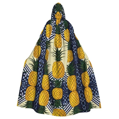 Bvrctyp Kapuzenumhang mit Kapuze und Ananas-Druck, Halloween, Weihnachten, Party, Cosplay-Kostüme Bvrctyp Kapuzenumhang mit Kapuze und Ananas-Druck, Halloween, Weihnachten, Party, Cosplay-Kostüme von Bvrctyp