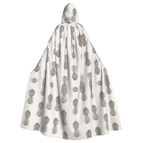 Bvrctyp Kapuzenumhang mit Kapuze und Ananas-Druck, für Halloween, Weihnachten, Party, Cosplay-Kostüme Bvrctyp Kapuzenumhang mit Kapuze und Ananas-Druck, für Halloween, Weihnachten, Party, Cosplay-Kostüme von Bvrctyp