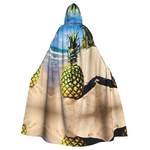 Bvrctyp Kapuzenumhang mit Kapuze und Ananas am Strand, Halloween, Weihnachten, Party, Cosplay Bvrctyp Kapuzenumhang mit Kapuze und Ananas am Strand, Halloween, Weihnachten, Party, Cosplay von Bvrctyp