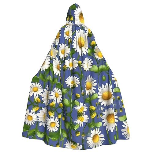 Bvrctyp Kapuzenumhang mit Kapuze und Gänseblümchen-Motiv, für Halloween, Weihnachten, Party, Cosplay-Kostüme Bvrctyp Kapuzenumhang mit Kapuze und Gänseblümchen-Motiv, für Halloween, Weihnachten, Party, Cosplay-Kostüme von Bvrctyp