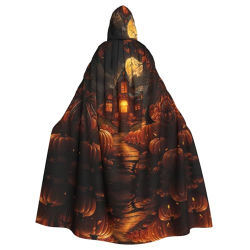 Bvrctyp Kürbis Halloween Druck Kapuzenumhang mit Kapuze Halloween Weihnachten Party Cosplay Kostüme Bvrctyp Kürbis Halloween Druck Kapuzenumhang mit Kapuze Halloween Weihnachten Party Cosplay Kostüme von Bvrctyp