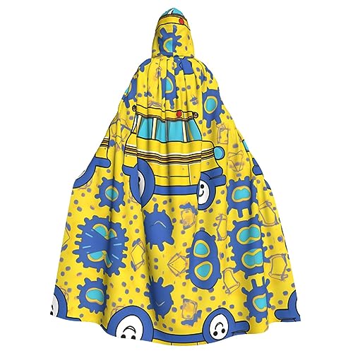 Bvrctyp Schulbus-Druck, Kapuzenumhang mit Kapuze, Halloween, Weihnachten, Party, Cosplay-Kostüme Bvrctyp Schulbus-Druck, Kapuzenumhang mit Kapuze, Halloween, Weihnachten, Party, Cosplay-Kostüme von Bvrctyp
