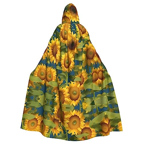 Bvrctyp Sommer-Sonnenblumen-Druck, Kapuzenumhang mit Kapuze, Halloween, Weihnachten, Party, Cosplay-Kostüme Bvrctyp Sommer-Sonnenblumen-Druck, Kapuzenumhang mit Kapuze, Halloween, Weihnachten, Party, Cosplay-Kostüme von Bvrctyp