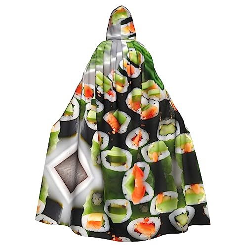 Bvrctyp Sushi Dill Pickles Print Kapuzenumhang mit Kapuze Halloween Weihnachten Party Cosplay Kostüme Bvrctyp Sushi Dill Pickles Print Kapuzenumhang mit Kapuze Halloween Weihnachten Party Cosplay Kostüme von Bvrctyp