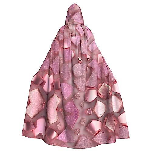 Bvrctyp Umhang mit Kapuze und Kunstglitzer, rotgoldener Umhang mit Kapuze, Halloween, Weihnachten, Party, Cosplay-Kostüme Bvrctyp Umhang mit Kapuze und Kunstglitzer, rotgoldener Umhang mit Kapuze, Halloween, Weihnachten, Party, Cosplay-Kostüme von Bvrctyp