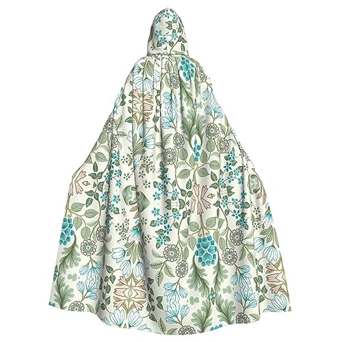 Bvrctyp Umhang mit Kapuze und grüner Blume, bedruckt, Halloween, Weihnachten, Party, Cosplay-Kostüme Bvrctyp Umhang mit Kapuze und grüner Blume, bedruckt, Halloween, Weihnachten, Party, Cosplay-Kostüme von Bvrctyp